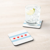 Chicago Flag Bier Onderzetter (Rechterzijde)