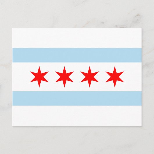 Chicago Flag Briefkaart (Voorkant)