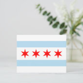 Chicago Flag Briefkaart (Staand voorkant)