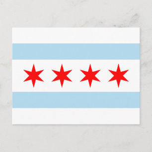 Chicago Flag Briefkaart