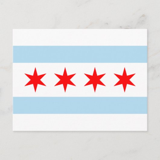 Chicago Flag Briefkaart (Voorkant)