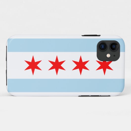 Chicago Flag Case-Mate iPhone Case (Achterkant (horizontaal))
