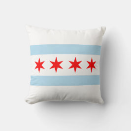 Chicago Flag City Souvenir Kussen