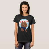 Chicago Flag Dachshund 1 T-shirt (Voorkant volledig)