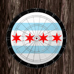 Chicago Flag Dartboard & Illinois/USA game board Dartbord<br><div class="desc">Dartboard: Illinois & City Chicago flag darts,  familieleuke games - love my country,  zomergames,  vakantie,  vaders day,  verjaardagsfeest,  universiteitsstudenten/sportfans</div>