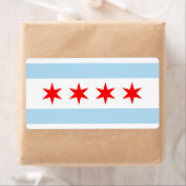 Chicago Flag Etiket (Insitu)