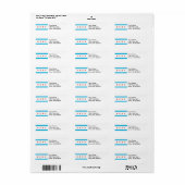 Chicago Flag Etiket (Full Sheet)