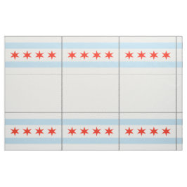 Chicago Flag Fabric Mask Sjabloon Stof