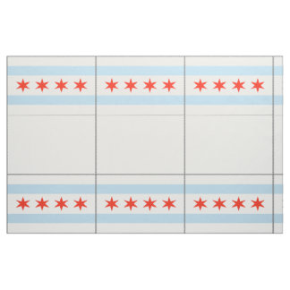 Chicago Flag Fabric Mask Sjabloon Stof