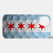 Chicago Flag Golf Ball Pattern Case-Mate iPhone Case (Achterkant (horizontaal))