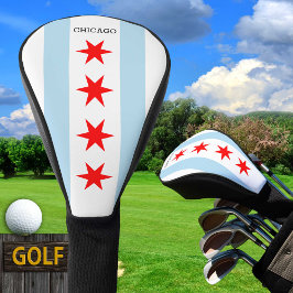 Chicago Flag Golf Clubs Hoesjes/Illinois Golfheadcover