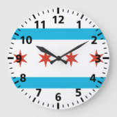 Chicago Flag Grote Klok (Voorkant)