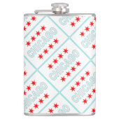 Chicago Flag Heupfles (Voorkant)