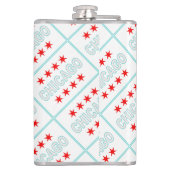 Chicago Flag Heupfles (Achterkant)