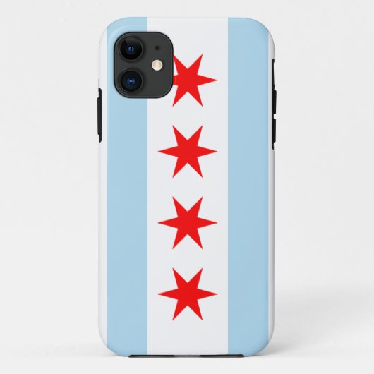 Chicago Flag Hoesje-Mate iPhone 5 Barely Daar Hoes (Achterkant)