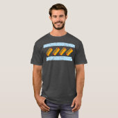 Chicago Flag Hotdog Funny Chicago Style Hot Dog T-shirt (Voorkant volledig)