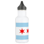 Chicago Flag, Illinois State Liberty Bottle Waterfles (Links)