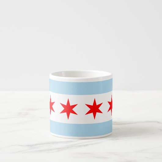 Chicago Flag Jumbo Mok (Voorkant)