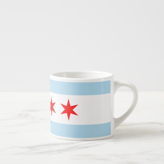 Chicago Flag Jumbo Mok (Rechts)