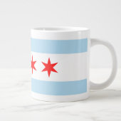 Chicago Flag Jumbo Mok (Rechts)