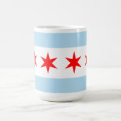 Chicago Flag Koffiemok (Center)