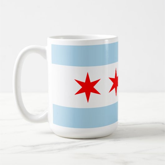 Chicago Flag Koffiemok (Links)
