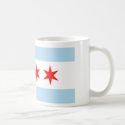 Chicago Flag Koffiemok (Rechts)