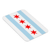 Chicago Flag Magneet (Rechterzijde)