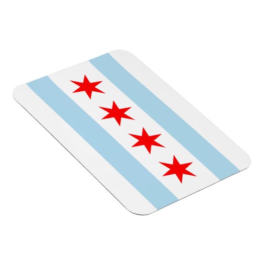 Chicago Flag Magneet (Rechterzijde)