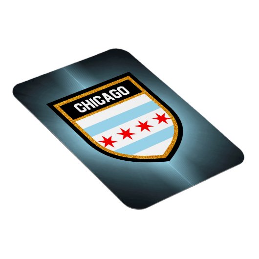 Chicago Flag Magneet (Rechterzijde)