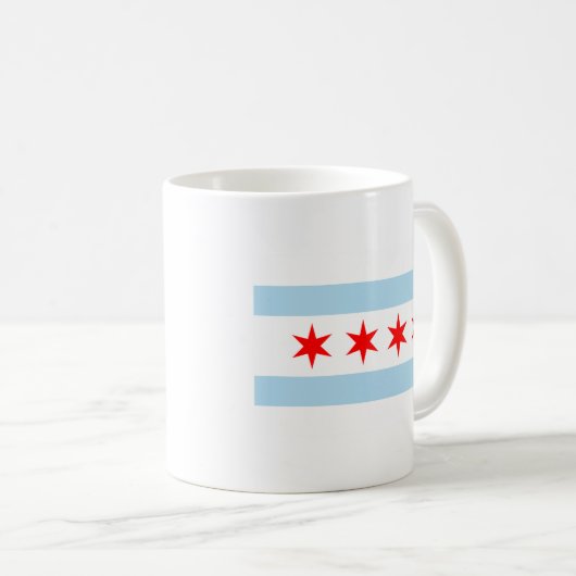 Chicago Flag Mok (Voorkant rechts)