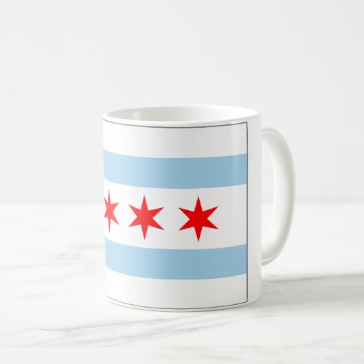 Chicago Flag Mok (Voorkant rechts)