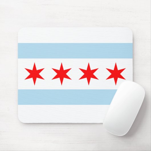 Chicago Flag Muismat (Met muis)