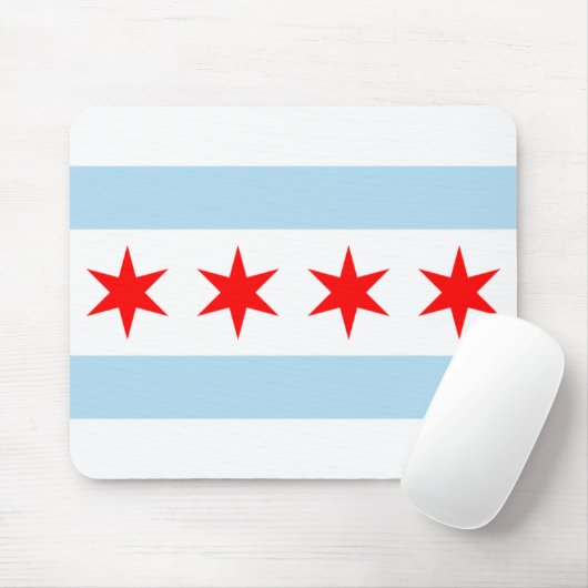 Chicago Flag Muismat (Met muis)