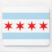 Chicago Flag Muismat (Voorkant)