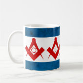Chicago Flag / Oriental Lodge 33 Coffee Mok (Links)