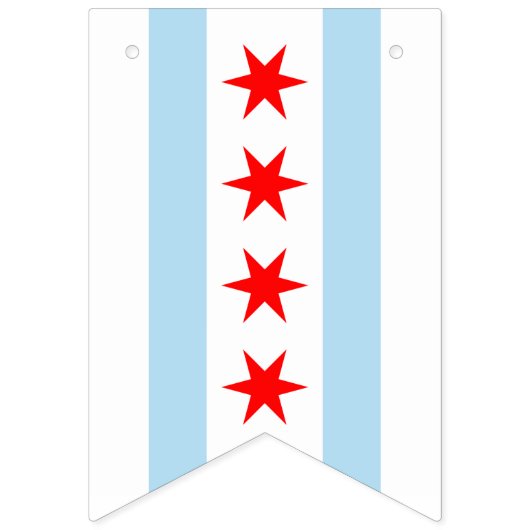 Chicago Flag Party, bunting Banners / bruiloft (Tweede vlag)