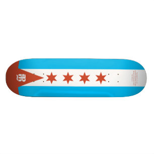 Chicago Flag Persoonlijk Skateboard