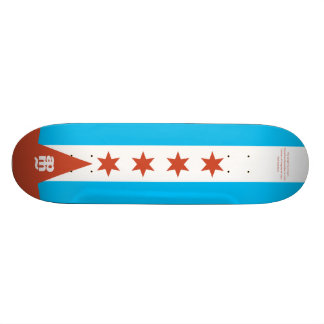 Chicago Flag Persoonlijk Skateboard