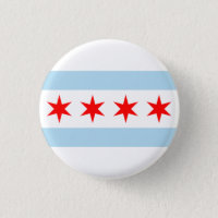 CHICAGO FLAG PIN