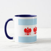 Chicago Flag Poolse stijl mok (Links)