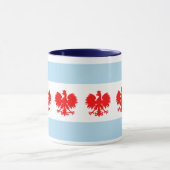 Chicago Flag Poolse stijl mok (Midden)