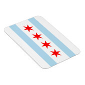 Chicago Flag Premium Flex Magnets Magneet (Rechterzijde)