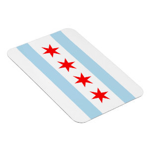 Chicago Flag Premium Flex Magnets Magneet