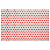 Chicago Flag Red 6-punts Star Pattern Stof (Fat Quarter)