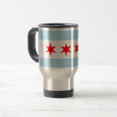 Chicago Flag Reisbeker (Voorkant links)
