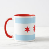 Chicago Flag Ringer Mok (Links)
