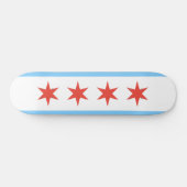 Chicago Flag Schaats Board Persoonlijk Skateboard (Horizontaal)