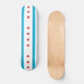 Chicago Flag Skateboard (Voorkant)