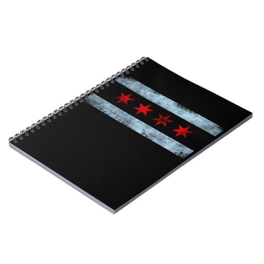 Chicago Flag Skyline Apparel Notitieboek (Linkerzijde)